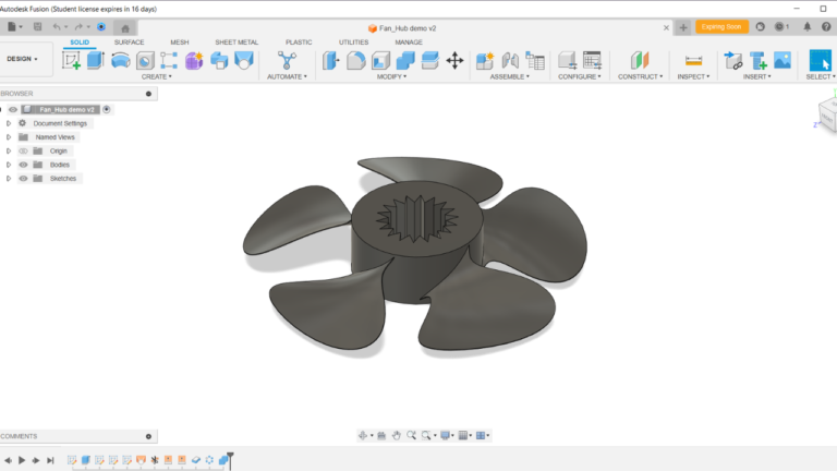 Fusion 360 Interface