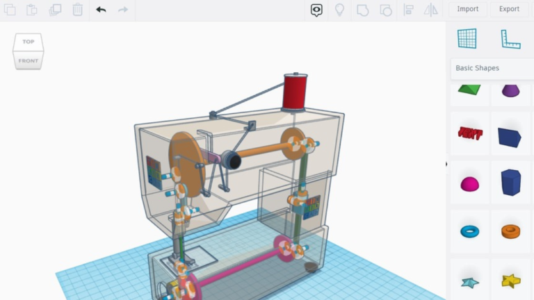 TinkerCAD Interface